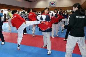 [NSP PHOTO]계명대, 세계 국가대표 선수들 전지훈련지로 인기