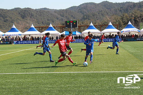 NSP통신-제54회 춘계한국중등(U-15)축구연맹전 결승전(청룡그룹 고학년 강구중과 대성중) (영덕군)