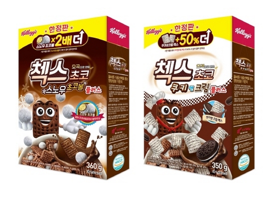 NSP통신-첵스초코 플러스 2종 (농심켈로그 제공)