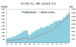 [NSP PHOTO]지난해 해외서 긁은 카드값 170억달러...사상 최대