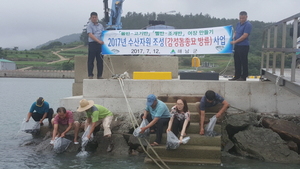 [NSP PHOTO]해남군, 수산자원 조성 박차