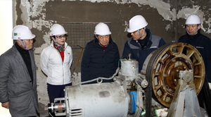 [NSP PHOTO]안병호 함평군수 승강기 안전점검 현장 방문