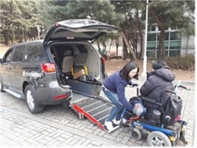 [NSP PHOTO]안산시장애인체육회, 휠체어리프트 차량 운행 실시