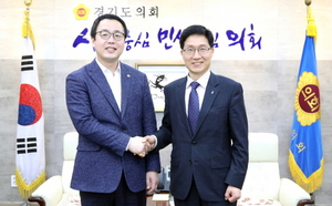 [NSP PHOTO]정기열 경기도의장, 백운석 수원시 제2부시장 접견