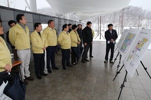 [NSP PHOTO]구미시의회 산업건설위, 구미국가산단 확장단지 현장 점검