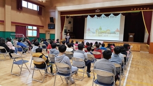 [NSP PHOTO]성주청소년상담복지센터, 2018 학교폭력 예방교육 가져