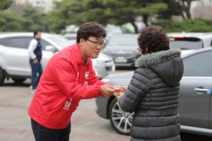 [NSP PHOTO]이재만 대구시장 예비후보, 단일화 바닥민심 다지기에 나서