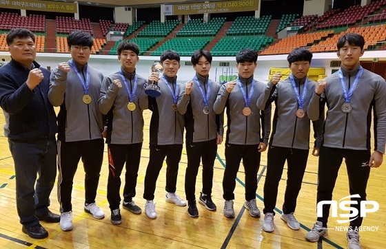 [NSP PHOTO]원광대, 회장기 전국레슬링대회 대학부 준우승