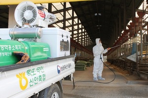 [NSP PHOTO]전남농협 공동방제단, 구제역 유입 차단 방역활동 강화