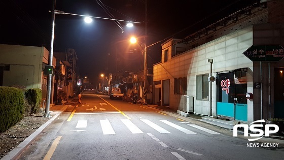 [NSP PHOTO]장수군, 횡단보도 12곳 LED 조명등 설치 추진