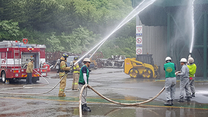 [NSP PHOTO]경북소방본부, 무각본 소방훈련 전면실시