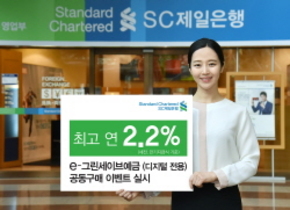 [NSP PHOTO]SC제일은행, 디지털 전용 정기예금 공동구매 특판 실시...최고 연 2.2%