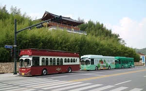 [NSP PHOTO]담양군 친환경 전기저상버스, 담양 곳곳 누빈다