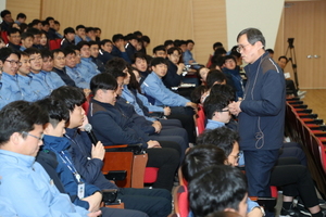 [NSP PHOTO]정재훈 한수원 사장, 한울원전서 취임 첫 현장경영