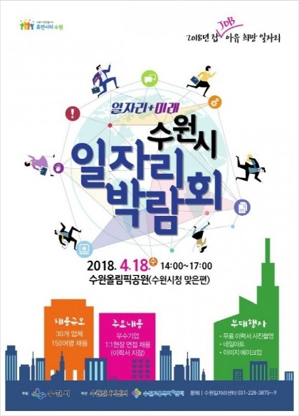 NSP통신-2018 일자리+미래 수원시 일자리박람회 포스터. (수원시)