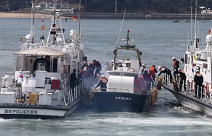 [NSP PHOTO]충남소방·해경, 해상 인명구조 훈련 실시