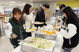 [NSP PHOTO]계명대, 중간고사 기간 맞아  1천원 아침 선보여