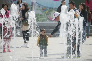 [NSP PHOTO]의왕시, 시원한 물줄기 뿜는 왕송호수 음악분수대