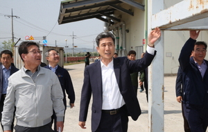 [NSP PHOTO]이강덕 포항시장,  포항 쌀 산업 경쟁력 강화 현대화 사업 현장점검