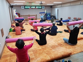 [NSP PHOTO]성주군, 뇌 병변 장애인 대상 2018 뇌졸중 클린교실 운영