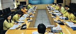 [NSP PHOTO]성주군, 2018 재난대응 안전한국훈련 1차 전체회의 가져