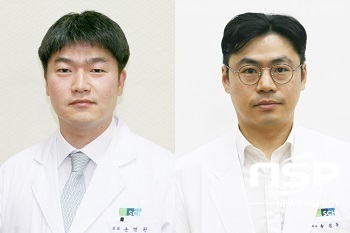 NSP통신-대한위암학회 국제학술대회에서 우수 발표상, 우수포스터 발표상을 수상한 손명원(左), 송금종 교수 (순천향대천안병원)