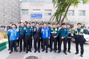 [NSP PHOTO]이재명 경기지사 후보, 경기도 안전에 걱정이 없도록 할 터