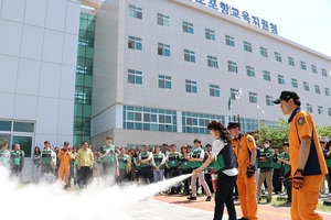 [NSP PHOTO]포항교육지원청-장량119센터, 합동소방훈련 실시