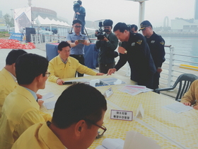 [NSP PHOTO]여수해경,  안전한국 민·관·군 합동 해상 방제훈련 실시