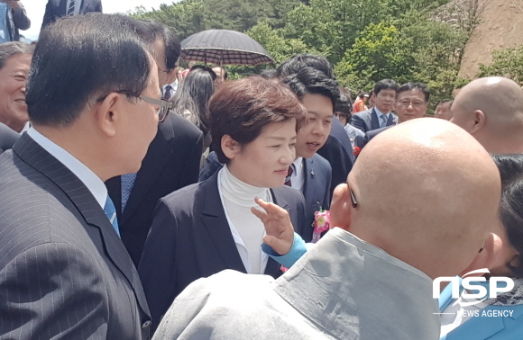 [NSP PHOTO]강은희 대구시교육감 예비후보, 동화사 봉축 법요식서 대구교육 발전 축원