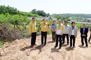 [NSP PHOTO]박보생 김천시장, 대신지구(삼애원) 개발에 끝없는 열정