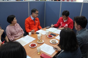 [NSP PHOTO][6.13선거] 이민근 안산시장 후보, 소상공인연합회 지원 정책 밝혀