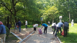 [NSP PHOTO]경산시 지리정보과, 환경정화 봉사활동 실시