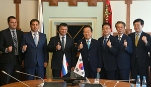 [NSP PHOTO]경북도 김관용 도지사, 연해주와 문화․체육․농업 유라시아 시대 공동 대응 합의