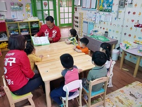 [NSP PHOTO]한국당 조재구 대구 남구청장 후보, 공식선거 첫날부터 보육현장 현안 청취