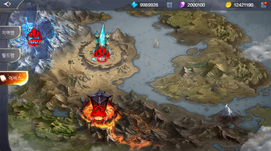 NSP통신-크로스월드 시스템의 핵심 어비스 서버.