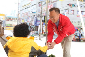 [NSP PHOTO]배상신 포항시의원(바 선거구, 장성·양덕동) 후보, 젊은 일꾼·준비된 일꾼 지지 호소