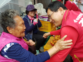 [NSP PHOTO]주낙영 경주시장 후보, 보수 대 결집으로 압승 자신 밝혀