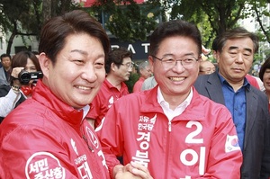 [NSP PHOTO]자유한국당 이철우 경북도지사 후보, 정부 일방독주 견제할 힘이 필요할 때