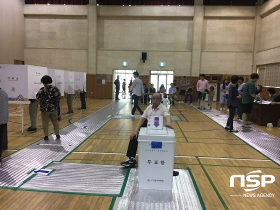 NSP통신-용인시 처인구 이동읍 이동 제4투표소 전경. (김병관 기자)