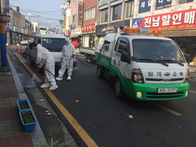 [NSP PHOTO]영암군 깔따구 등 비래해충 방제 총력