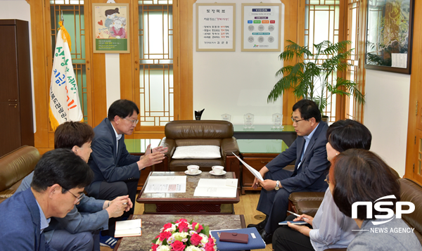 NSP통신-주낙영 경주시장 당선자가 26일 경상북도관광공사를 방문해 경주 관광발전에 대해 간담회를 가지고 있다. (경북관광공사)