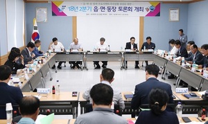 [NSP PHOTO]보령시, 2분기 찾아가는 읍면동장 토론회 개최