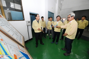 [NSP PHOTO]곽상욱 오산시장, 재해위험지역 현장시찰 민선7기 업무 시작