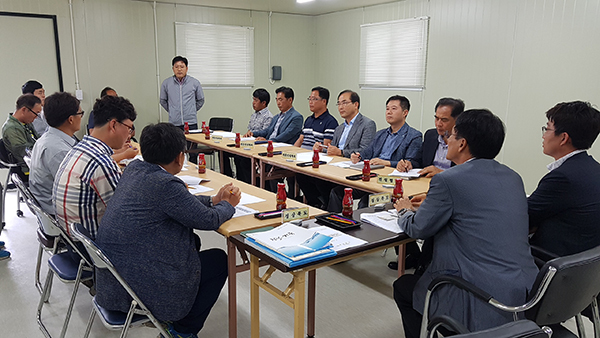 NSP통신-건설현장 적정공사비 반영을 위한 현장실사 및 토론회 (경북도)