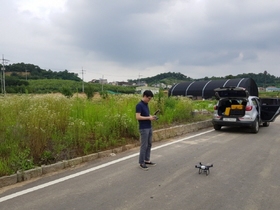 [NSP PHOTO]평택시, 지적재조사사업지구 드론항공측량