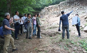 [NSP PHOTO]홍성군, 용봉산 상하리 사지 발굴조사 결과·성과 공개