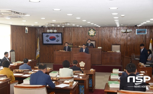 NSP통신-최근 개회한 담양군의회 정례회. (담양군의회)