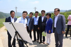 [NSP PHOTO]대구시의회, 통합신공항 이전 후보지 현장 방문