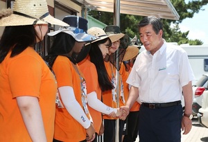 [NSP PHOTO]김동일 보령시장, 관내 관광지 방문…현지 근무자 격려